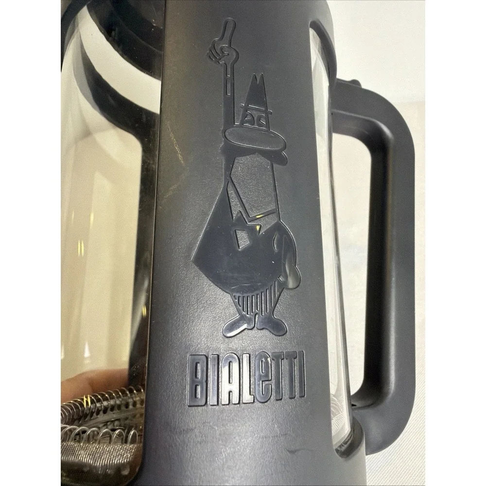 Bialetti Preziosa French Press Glass Coffee Maker 8 Cup
